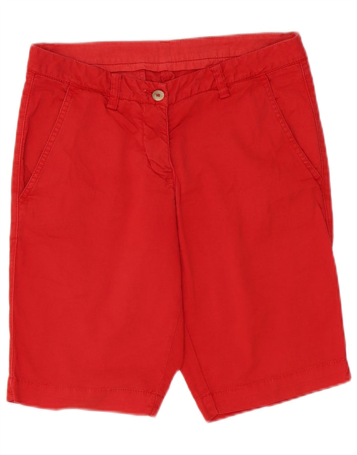 Kappa Damen Chinoshorts EU 38 Medium W28 Rote Baumwolle