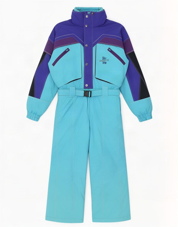 Colmar Mens Ski Jumpsuit IT 40 Medium Blue Colourblock