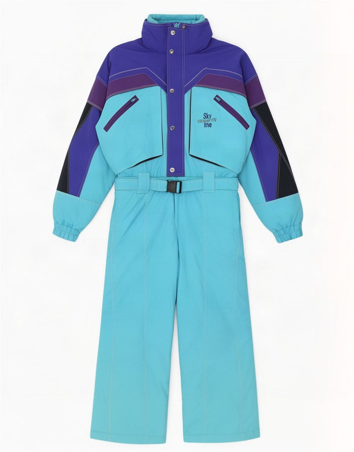 Colmar Herren-Skioverall IT 40 Mittelblauer Farbblock