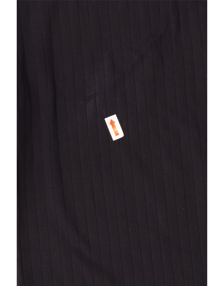 CALVIN KLEIN JEANS Damen Top Langarm UK 12 Medium Marineblau Polyamid