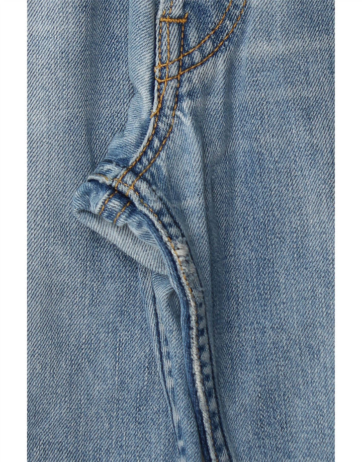 Lee Herren Knox Straight Jeans W34 L34 Blaue Baumwolle