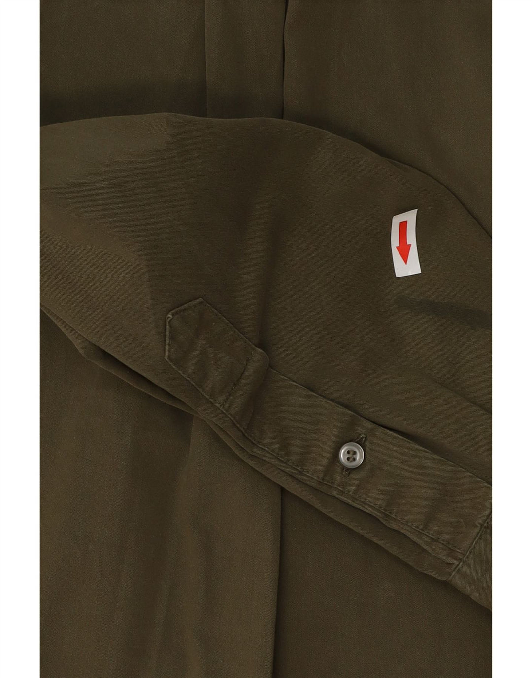 Murphy & Nye Herren Heritage-Hemd aus mittlerer Khaki-Baumwolle