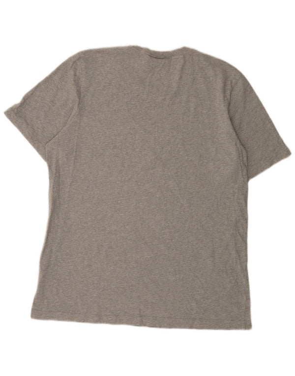 Adidas Herren Grafik T-Shirt Top Large Grau Baumwolle