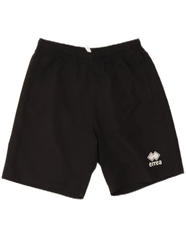 Errea Herren-Sportshorts, groß, schwarz, Polyester, Sport