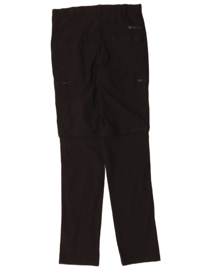 Mountain Warehouse Gerade Herren-Cargohose, W30, L33, schwarzes Nylon