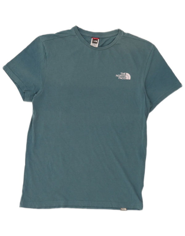 The North Face Herren T-Shirt Top Small Blau Baumwolle