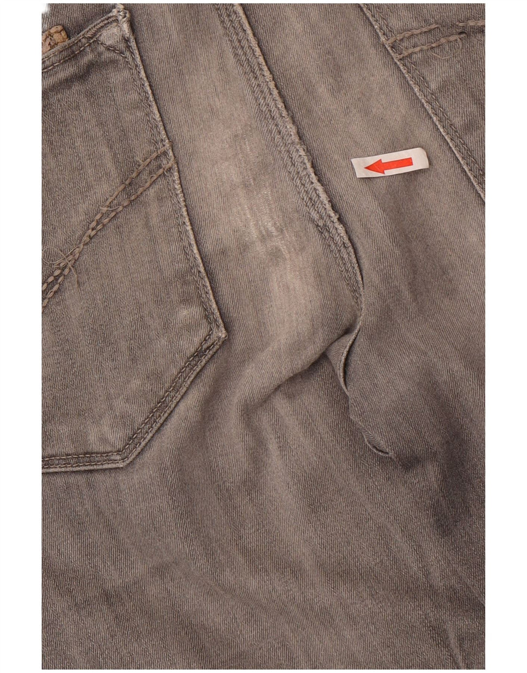 ALVIERO MARTINI Herren Slim Jeans W33 L31 Graue Baumwolle