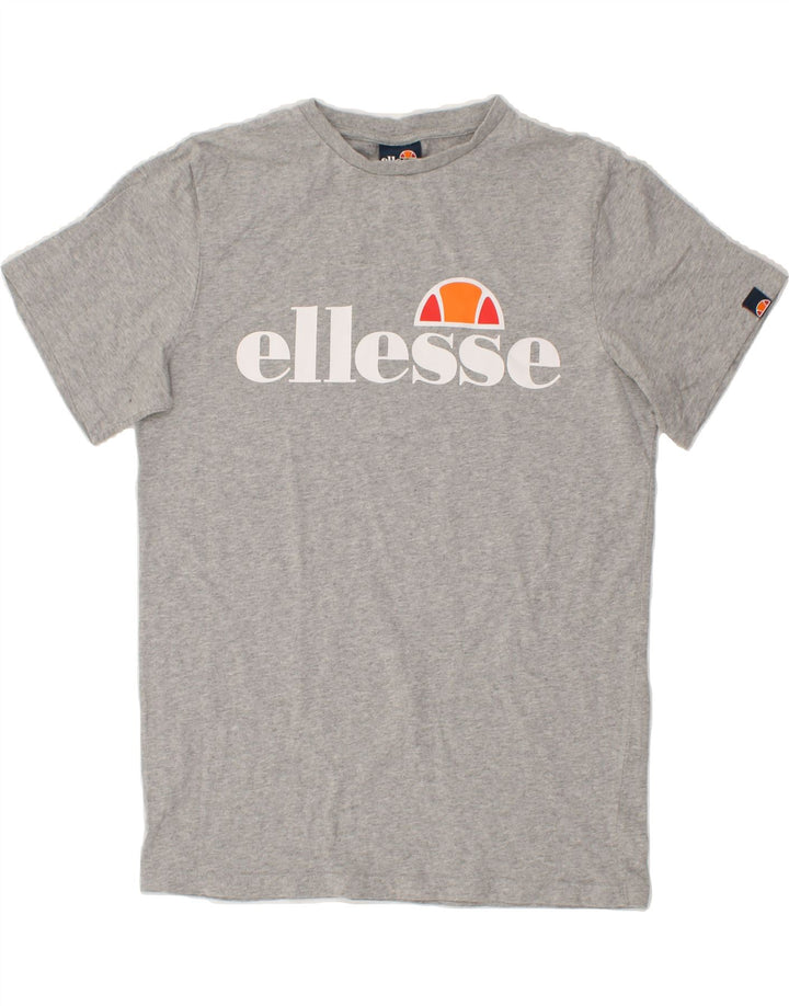 ELLESSE Mens Graphic T-Shirt Top Small Grey Vintage Ellesse and Second-Hand Ellesse from Messina Hembry 