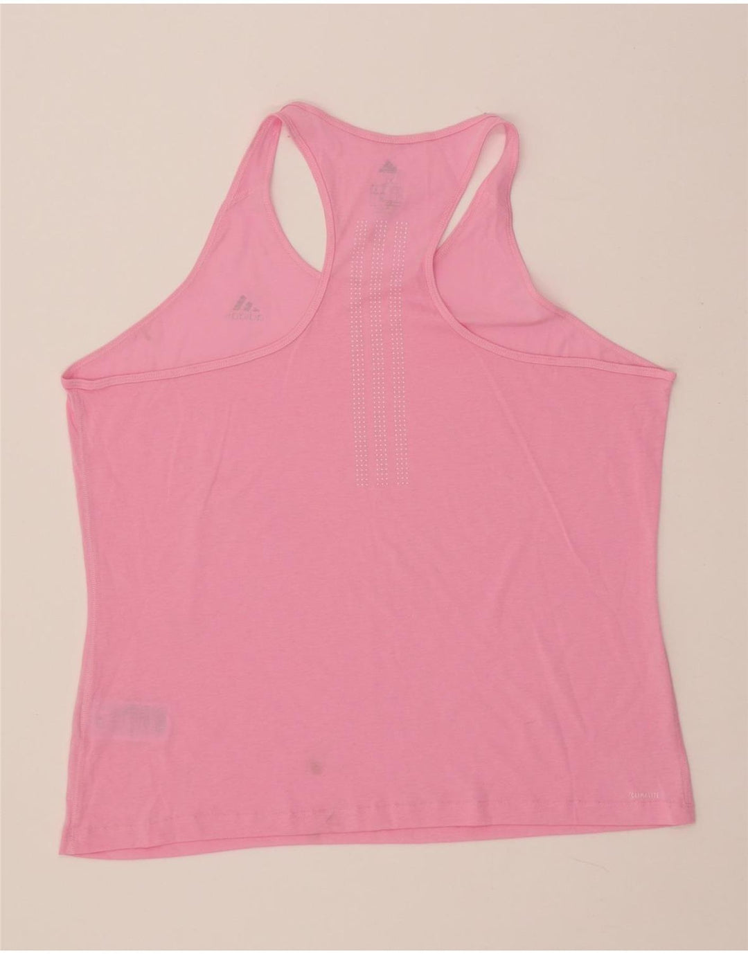 ADIDAS Damen Climalite Weste Top UK 20/22 XL Rosa Polyester
