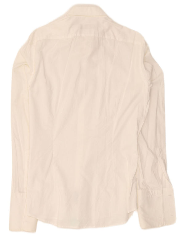 Pierre Cardin Herrenhemd Größe 40 15 3/4 Medium Weiß