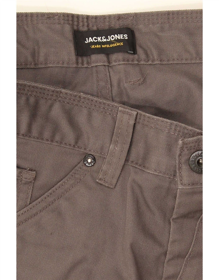 Jack & Jones Herren Banana Freizeithose W32 L34 Grau Polyester