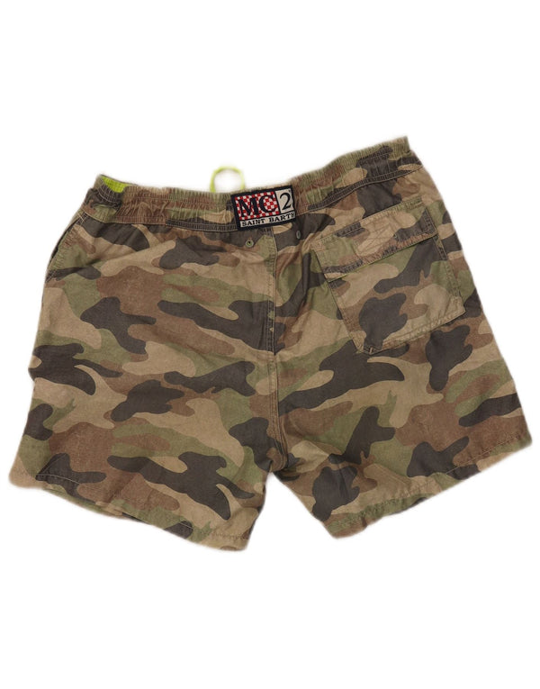 MC2 SAINT BARTH Herren Badeshorts Medium Khaki Polyester