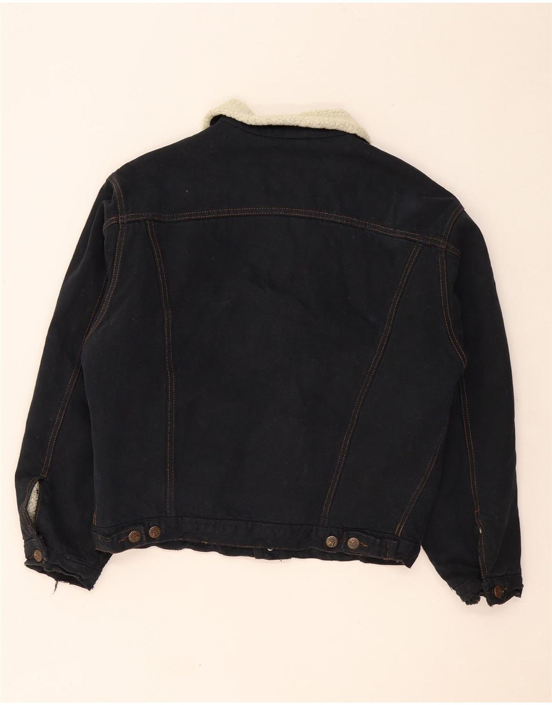 AMERICANINO Herren Jeansjacke UK 36 Small Marineblau