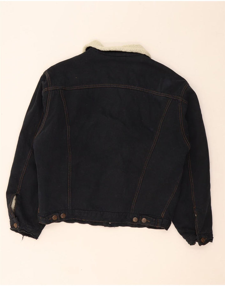 AMERICANINO Herren Jeansjacke UK 36 Small Marineblau