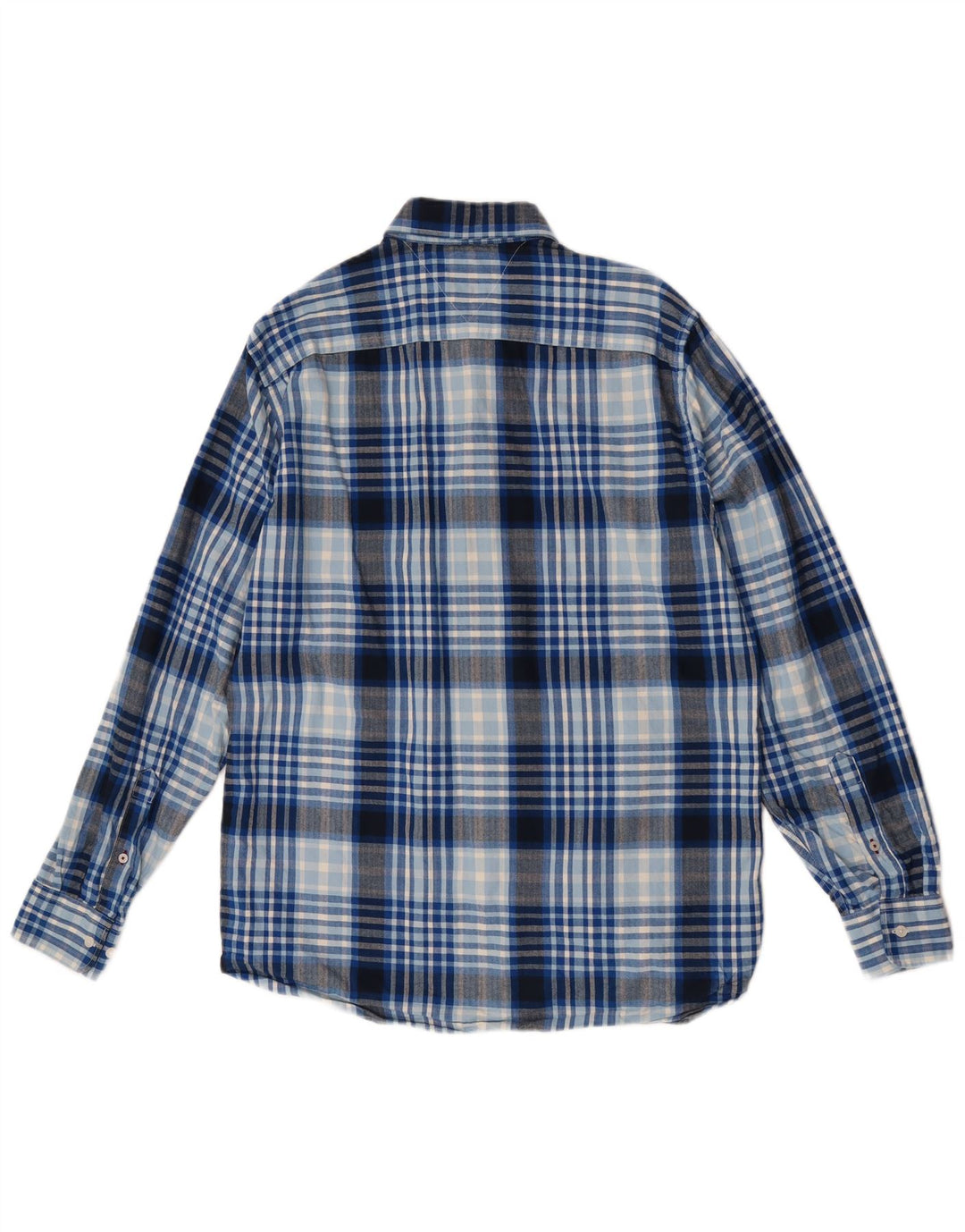 Tommy Hilfiger Herren-Hemd mit normaler Passform, groß, blau, kariert, Baumwolle