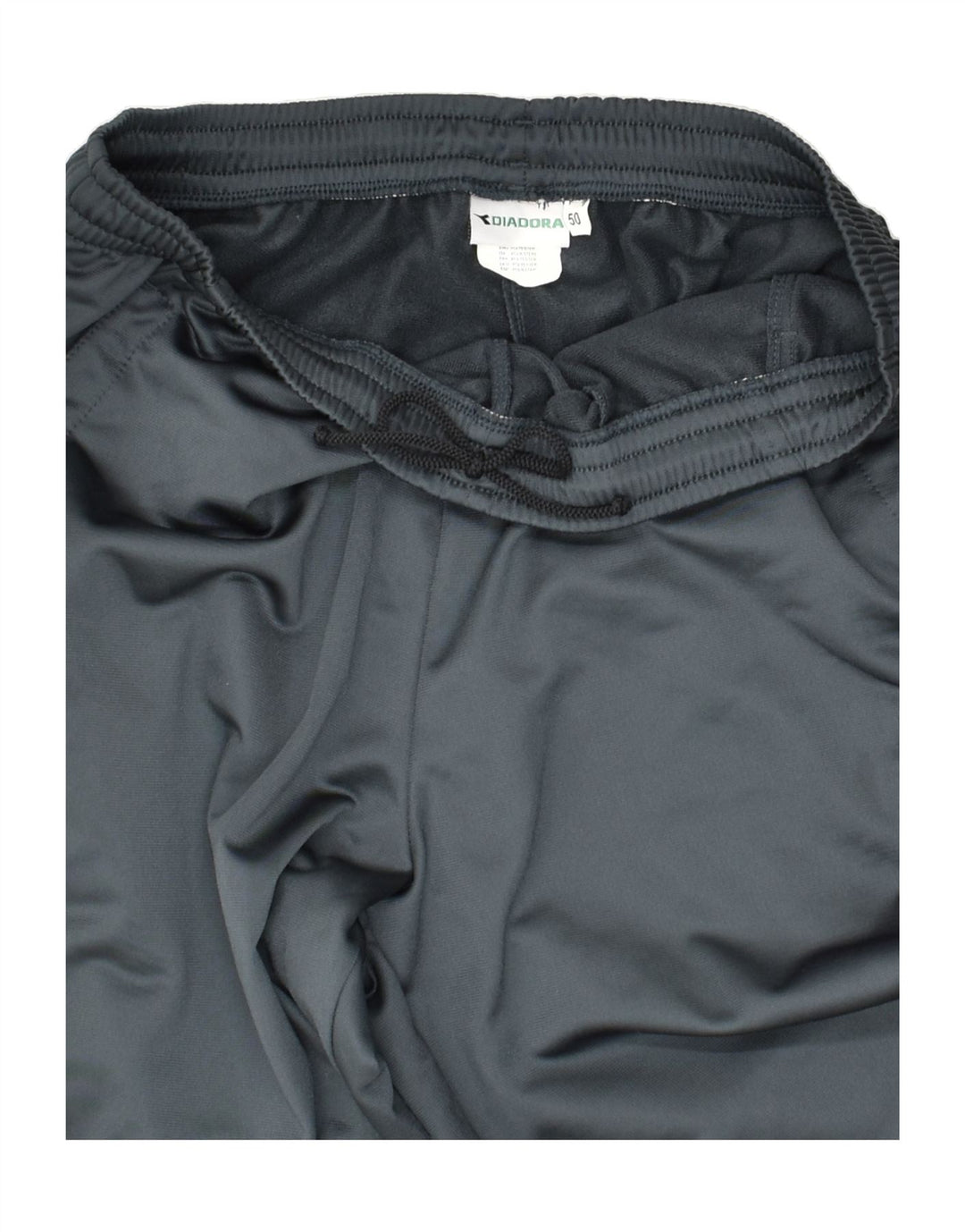 DIADORA Mens Tracksuit Trousers Medium Grey Polyester | Vintage Diadora | Thrift | Second-Hand Diadora | Used Clothing | Messina Hembry 