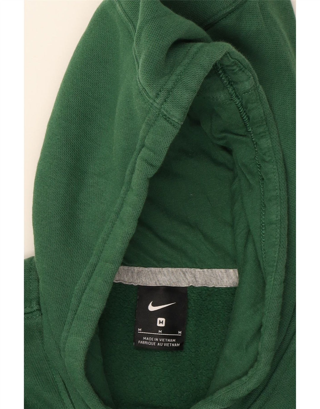 NIKE Mens Graphic Hoodie Jumper Medium Green Cotton Vintage Nike and Second-Hand Nike from Messina Hembry 