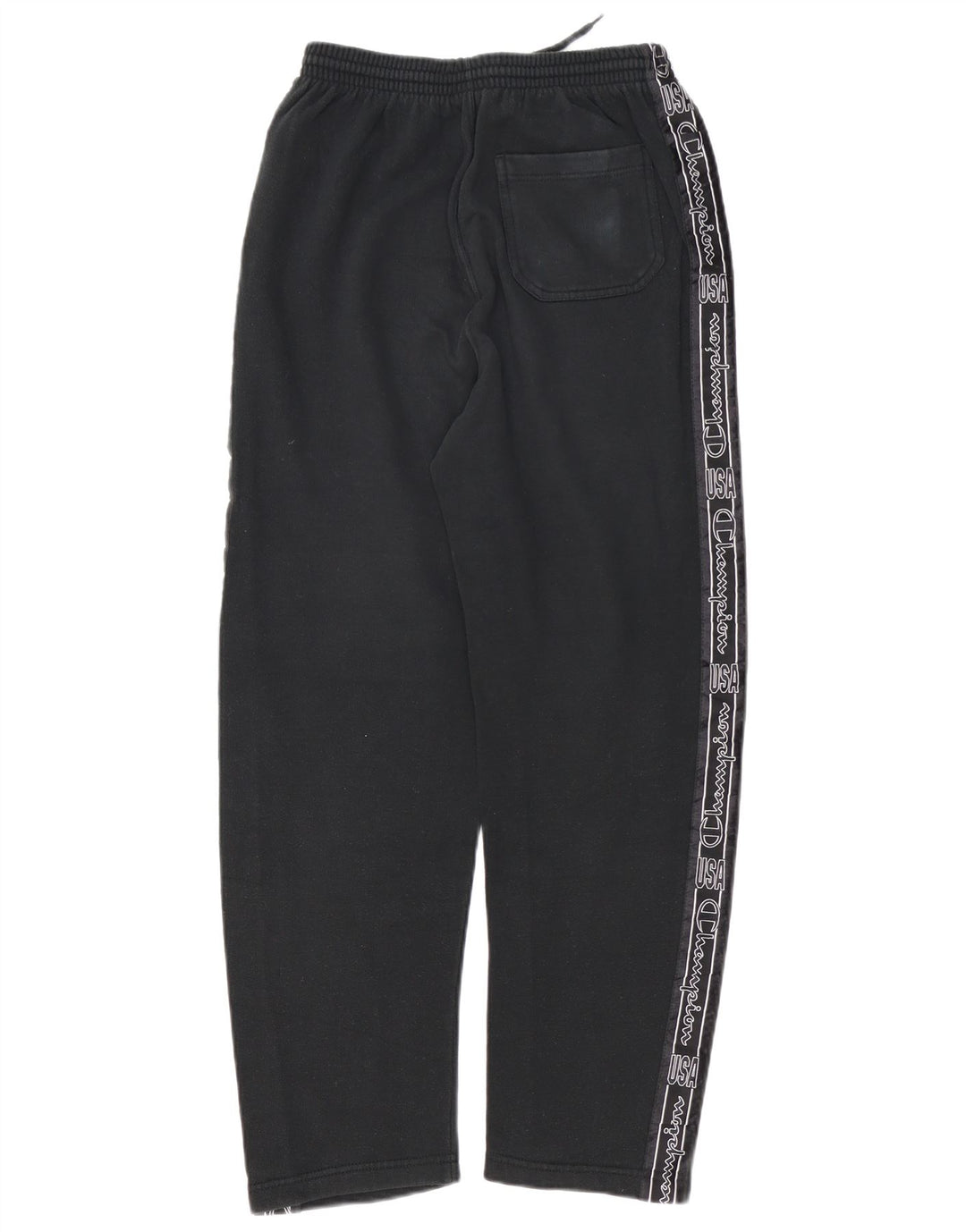 CHAMPION Herren-Trainingshose mit Grafik, mittelschwarze Baumwolle