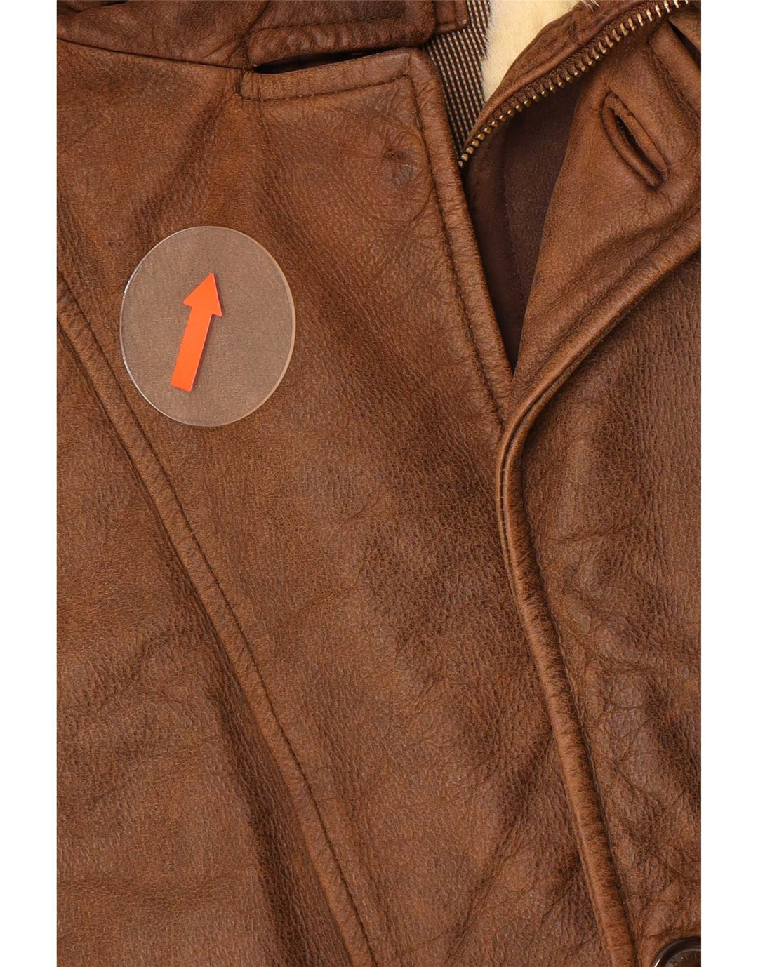 Trapper Herren Lederjacke UK 50 5XL Braun