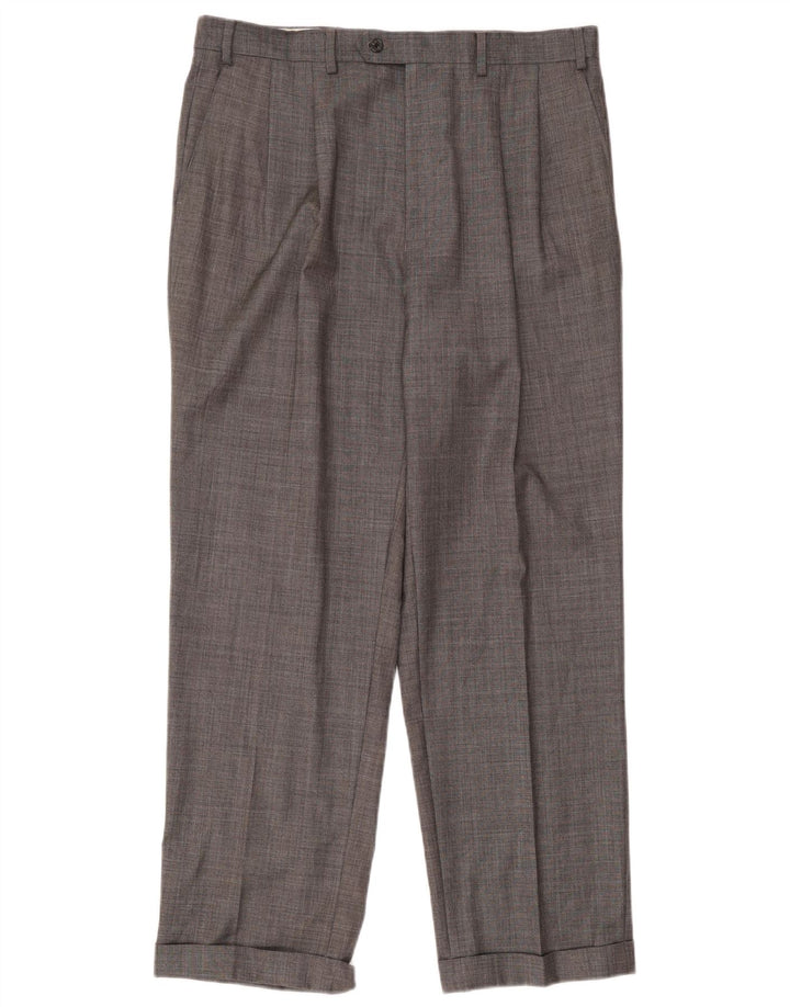 Chaps Herren-Anzughose mit Pegged-Anzug, W34, L31, Grau