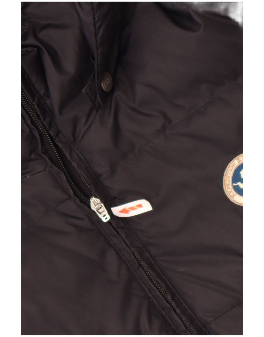 Napapijri wattierte Herrenjacke mit Kapuze, UK 38, mittelschwarz