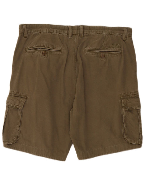 Weird Fish Herren Cargoshorts W38 XL Khaki Baumwolle
