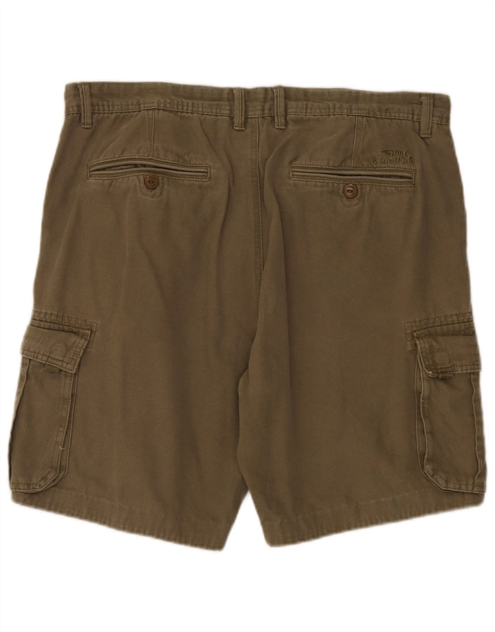 Weird Fish Herren Cargoshorts W38 XL Khaki Baumwolle