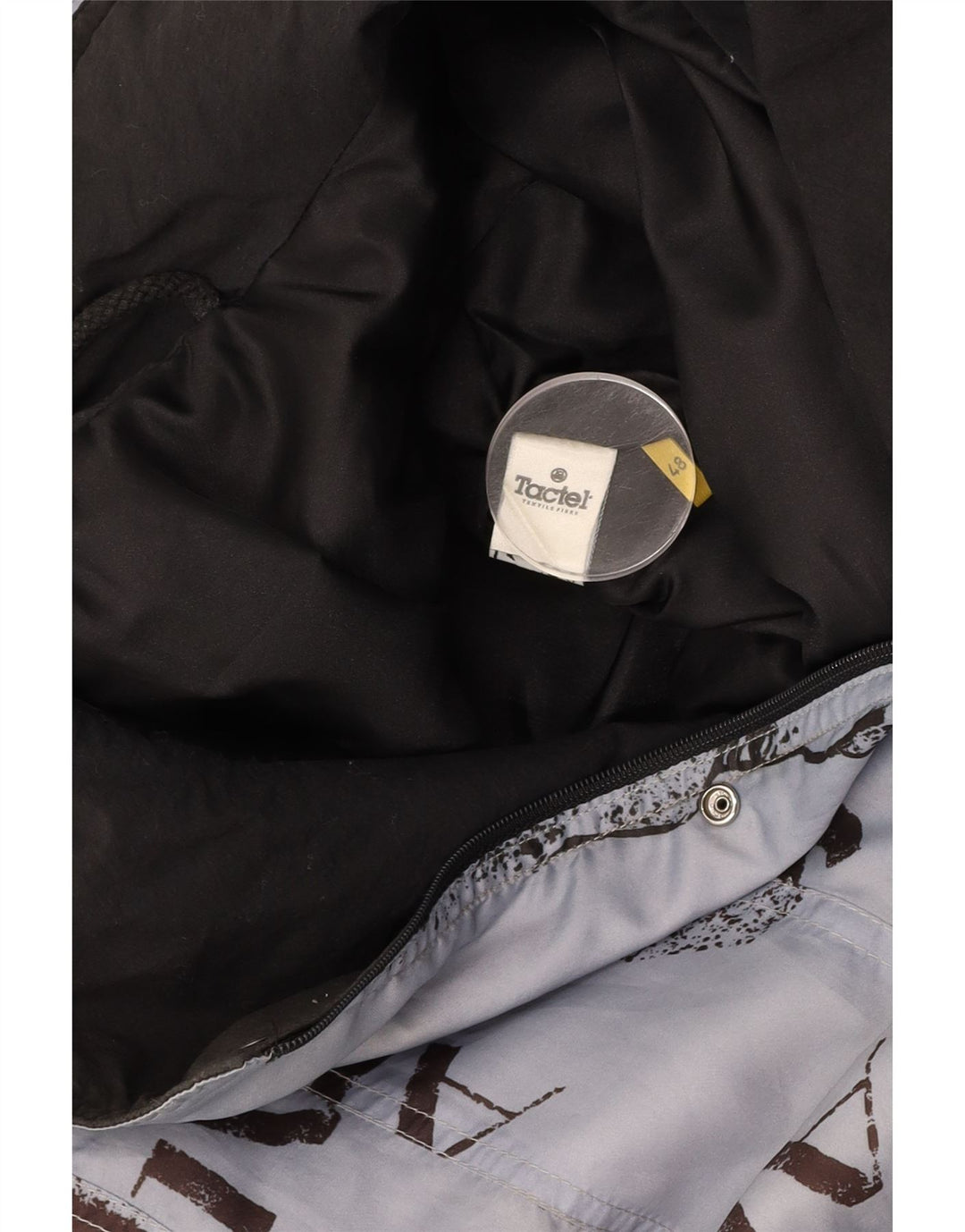 TACTEL Herren Graphic Anorak Jacke UK 48 4XL Blaues Polyamid