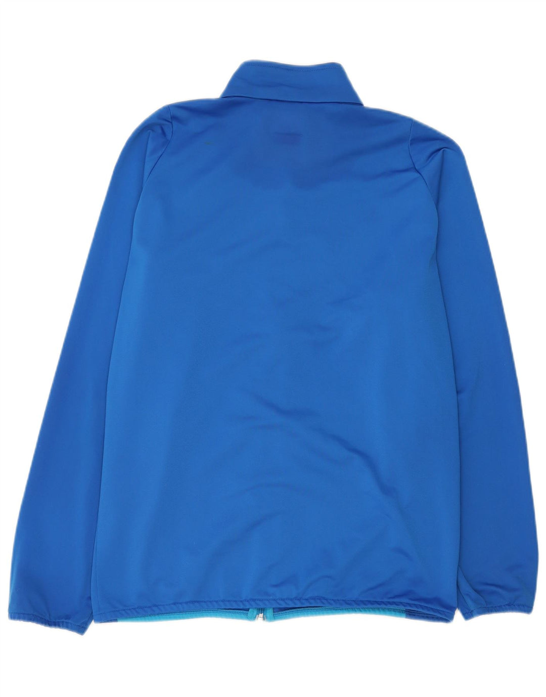 Puma Herren-Trainingsanzug-Top-Jacke, großes blaues Farbblock-Polyester