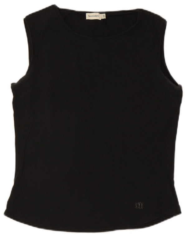 Henry Cottons Damen Weste Top IT 44 Medium Schwarz