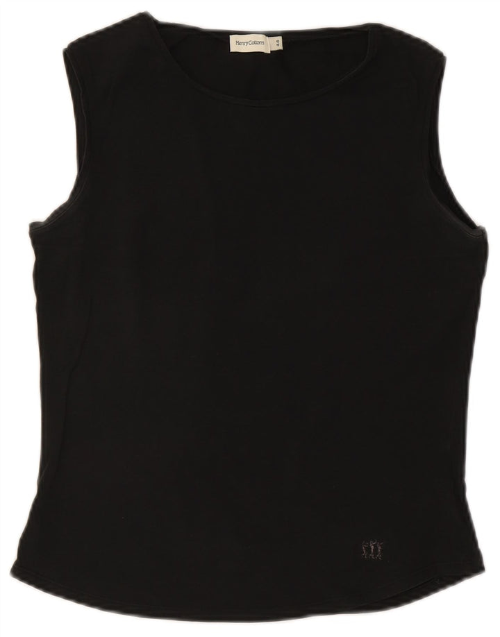 Henry Cottons Damen Weste Top IT 44 Medium Schwarz