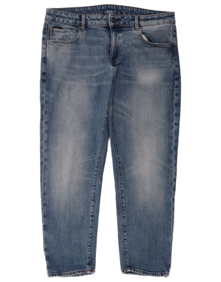 G-Star Herren Straight Jeans W32 L27 Blaue Baumwolle