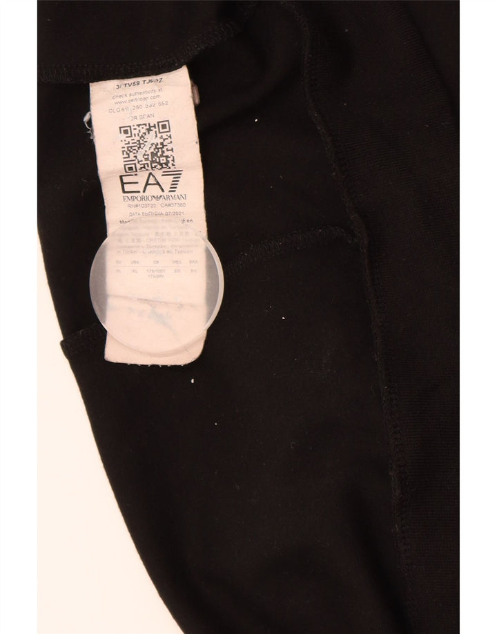 EMPORIO ARMANI Jungen-Trainingsanzugoberteil mit Grafik, 15–16 Jahre, XL, Schwarz