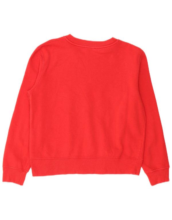 Zara Damen Sweatshirt Pullover UK 16 Large Rot