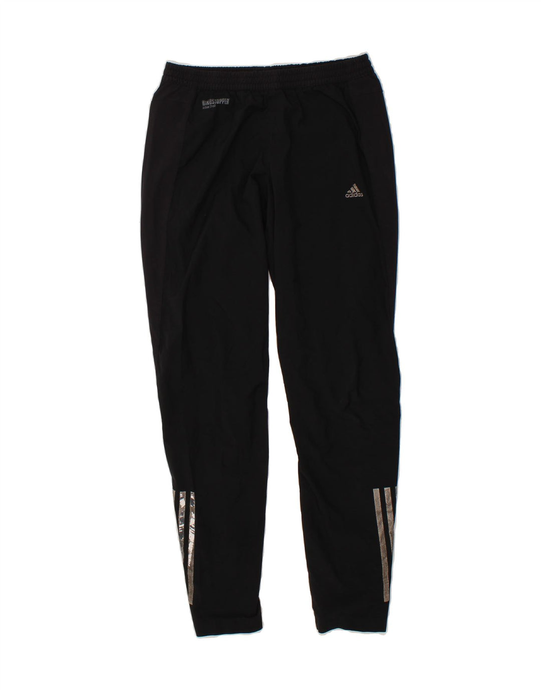 ADIDAS Womens Clima Proof Tracksuit Trousers UK 8 Small Black Polyester Vintage Adidas and Second-Hand Adidas from Messina Hembry 