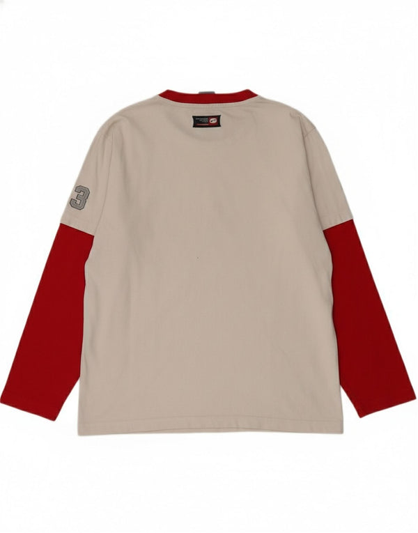 Nike Jungen Oregon State Graphic Top Langarm 13–14 Jahre XL Weiß