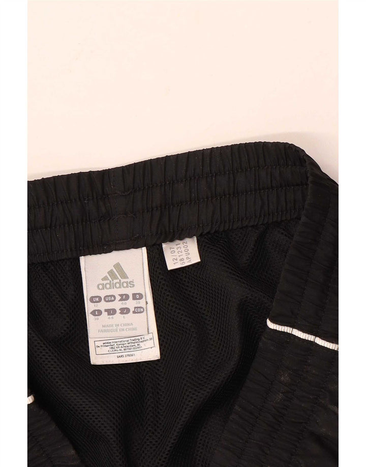 Adidas Damen Trainingshose UK 12 Medium Schwarz Polyester