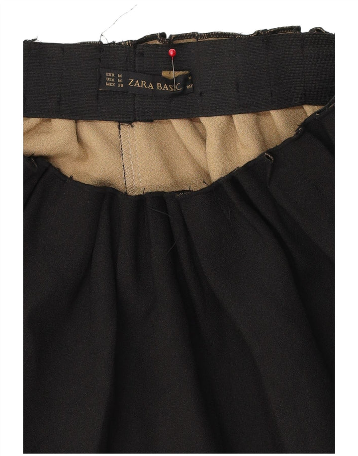 Zara Damen A-Linien-Rock Medium W28 Schwarz