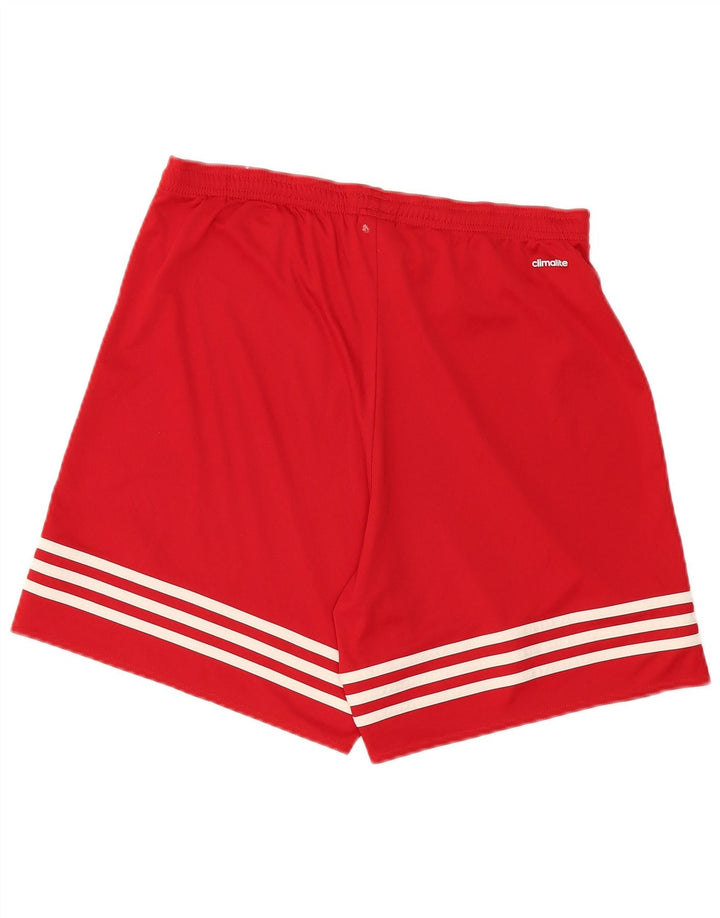 Adidas Herren Climalite Sport Shorts Großes rotes Polyester