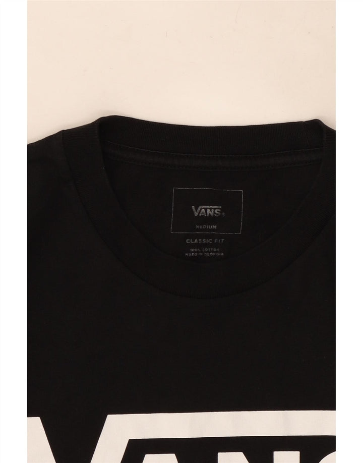 Vans Herren-T-Shirt mit klassischer Passform, mittelschwarzer Baumwolle