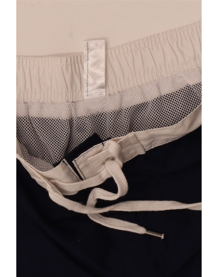 Fila Herren-Badeshorts mit Grafik, groß, marineblaues Polyester