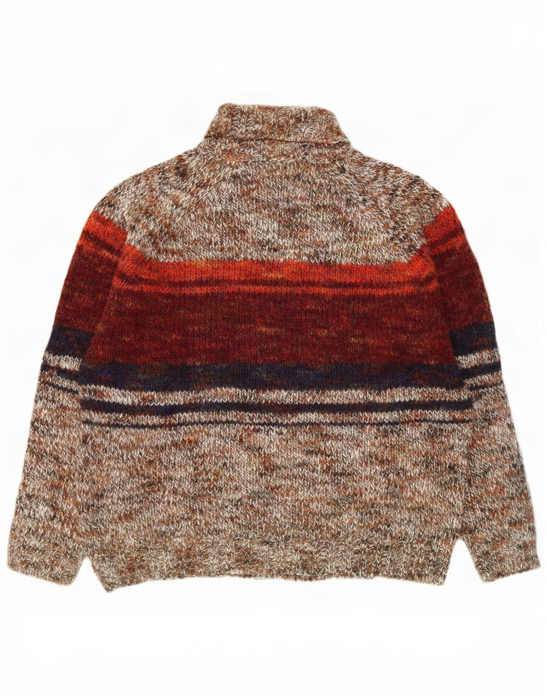 By American Rollkragenpullover für Herren, mittelgroß, mehrfarbig, Fair Isle-Muster
