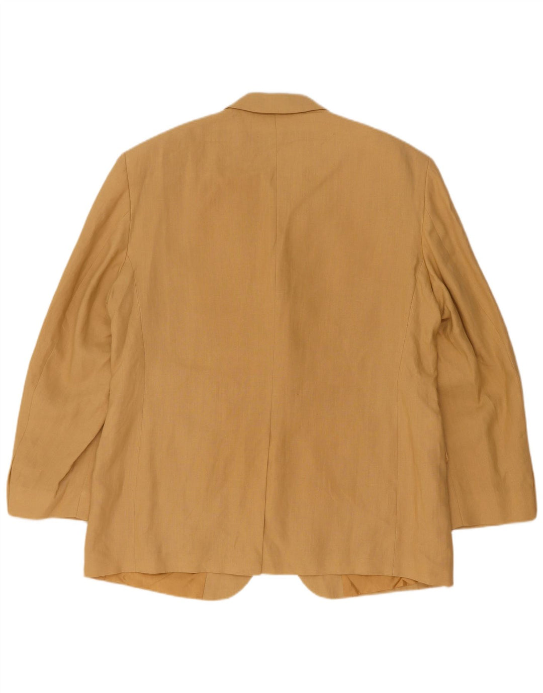 Marks & Spencer Herren-Blazer mit 3 Knöpfen, Gr. 42, Größe L, Beige, Leinen