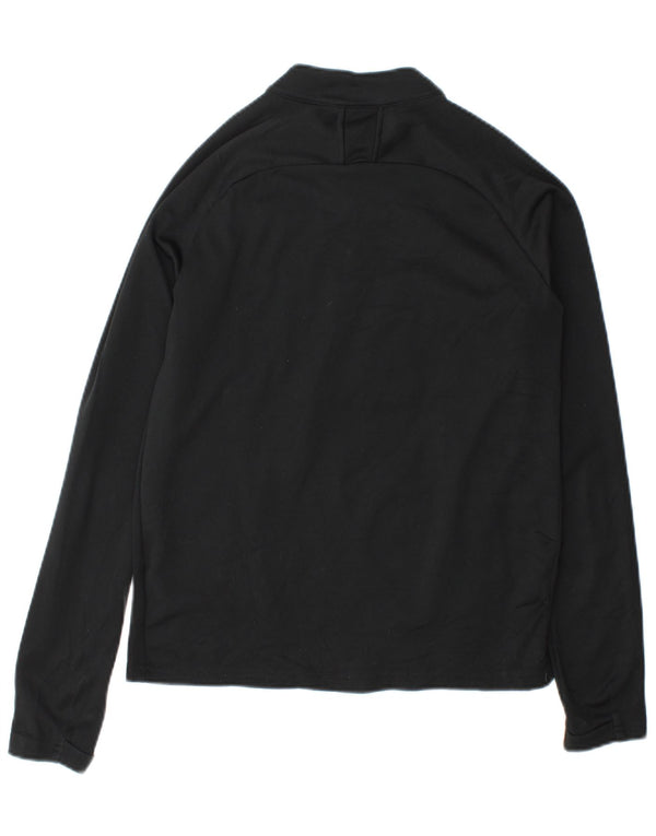 Nike Jungen Dri Fit Sweatshirt mit Reißverschluss, 12–13 Jahre, Größe L, Schwarz