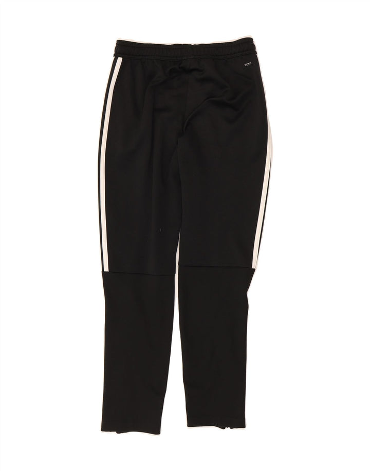 ADIDAS Boys Climalite Tracksuit Trousers 11-12 Years  Black Polyester Vintage Adidas and Second-Hand Adidas from Messina Hembry 