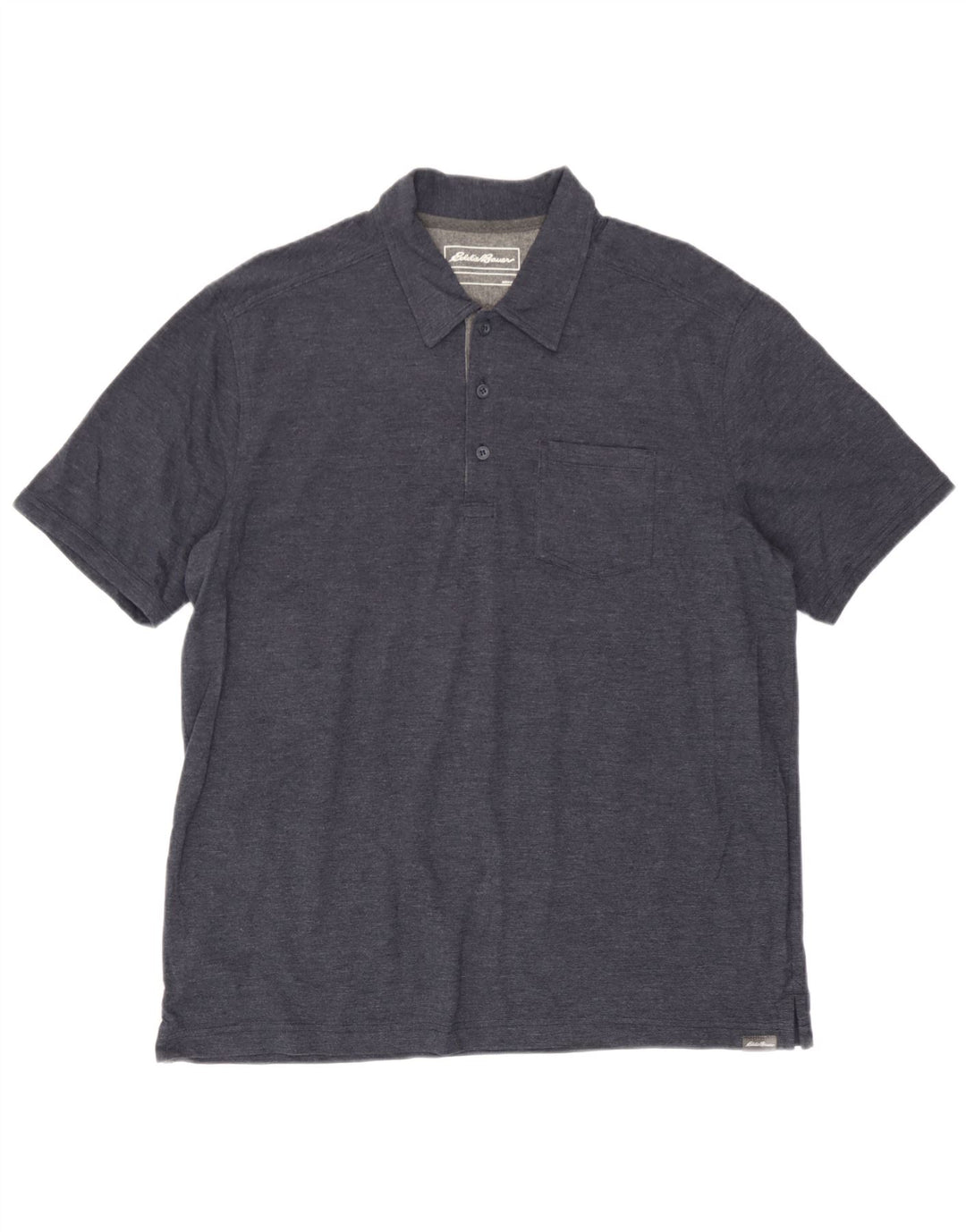 Eddie Bauer Herren-Poloshirt, große marineblaue Baumwolle