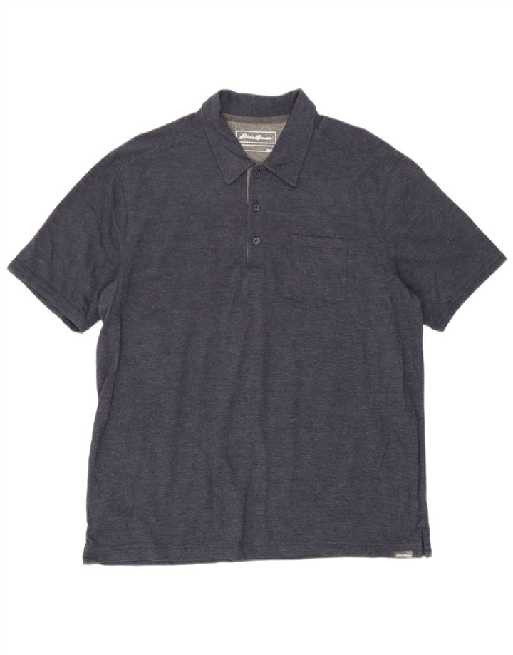 Eddie Bauer Herren-Poloshirt, große marineblaue Baumwolle