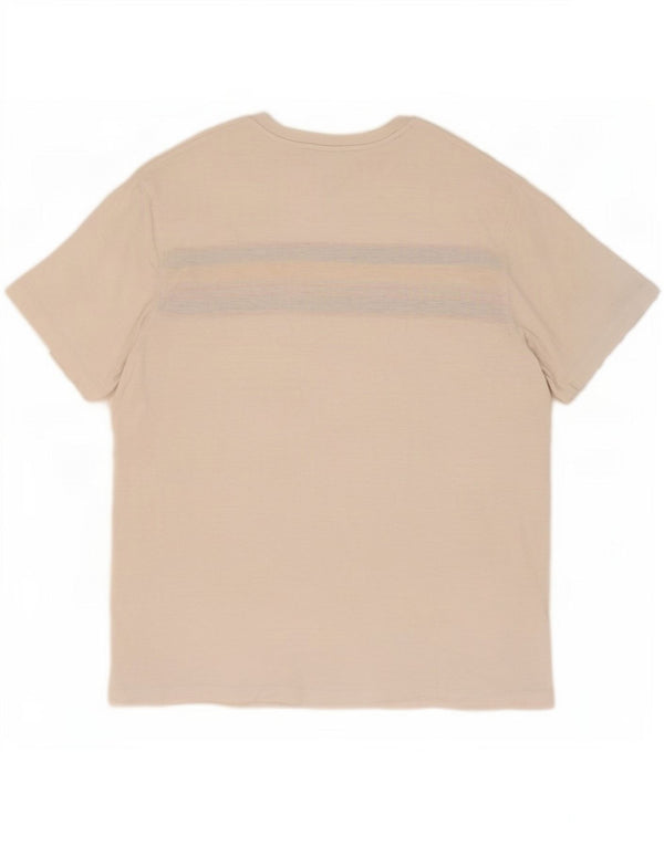 Fat Face Herren T-Shirt Top 2XL Weiß Colourblock Baumwolle