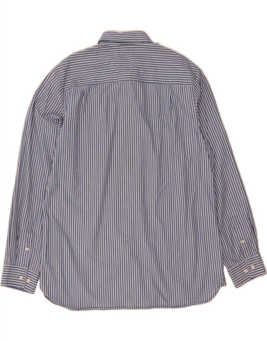 TIMBERLAND Mens Shirt XL Blue Striped Cotton Vintage Timberland and Second-Hand Timberland from Messina Hembry 