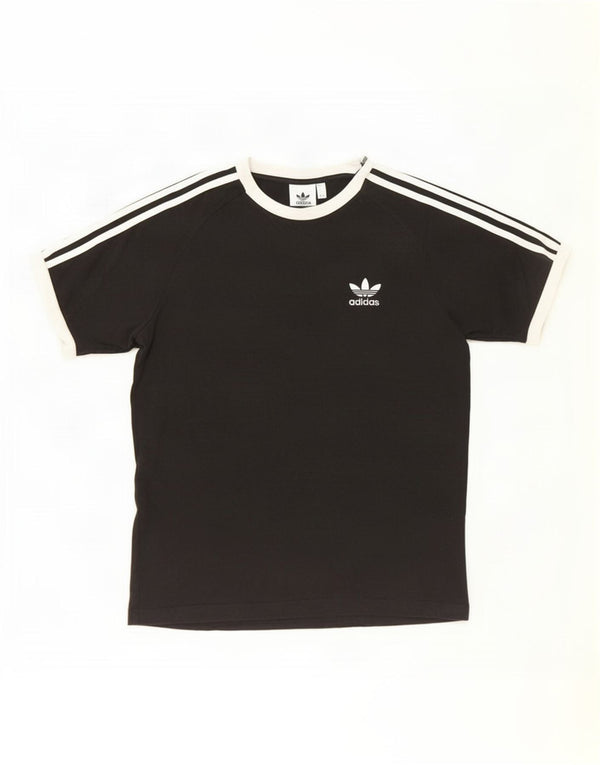 Adidas Herren T-Shirt Top Medium Schwarz Baumwolle